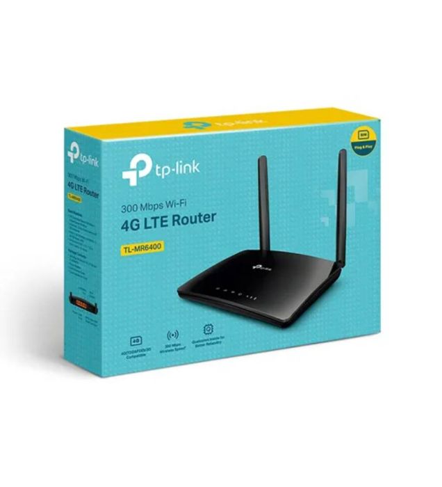 تصویر  مودم 4G-LTE تی پی لینک TL-MR6400 V5.3 Modem Router