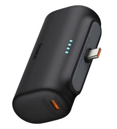تصویر  پاوربانک باسئوس مدل PPWC05T 20W ظرفیت 5000 میلی آمپر ساعت