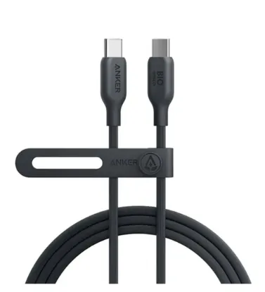 تصویر  کابل شارژ USB-C به USB-C انکر مدل A80F6 طول 1.8 متر