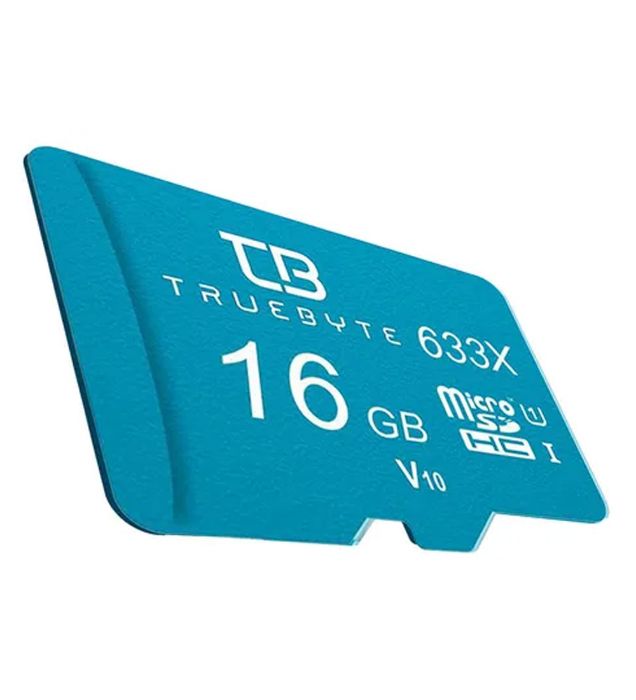 تصویر  کارت حافظه میکرو اس دی تروبایت مدل 633X MicroSD HC V10 Class 10 UHS-I U1 W/A به همراه کارت خوان ظرفیت 16 گیگابایت