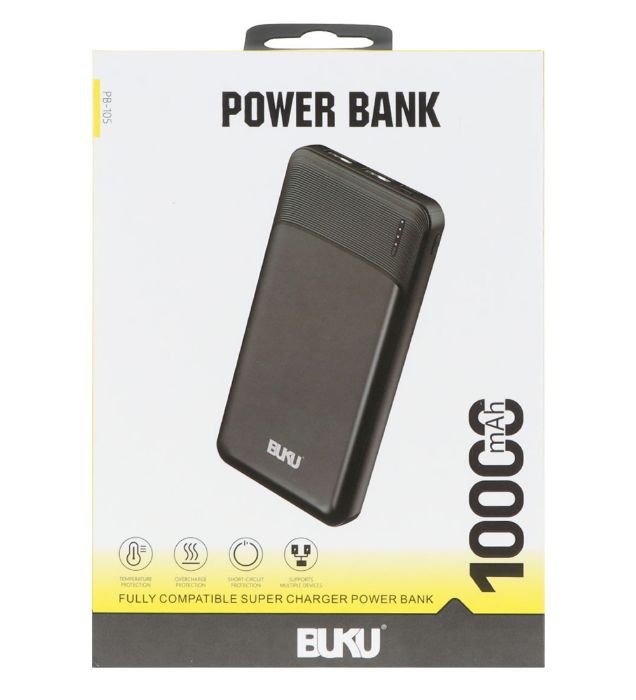 تصویر  پاوربانک 12W بوکو مدل PB-105 ظرفیت 10000 میلی آمپر ساعت