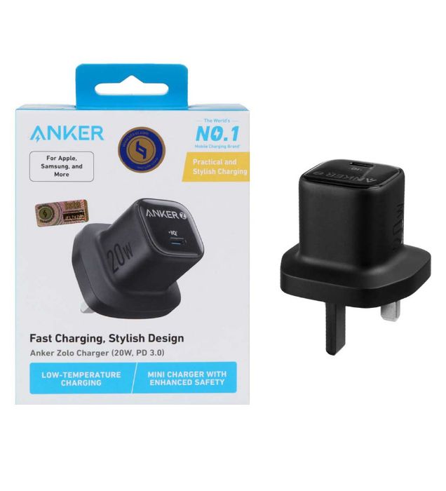 تصویر  شارژر دیواری PD و فست تک پورت انکر 20 وات مدل A2699K11