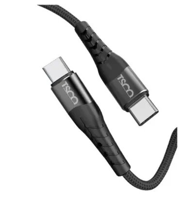 تصویر  کابل شارژ USB-C به USB-C تسکو مدل TCPD 189 طول 1 متر