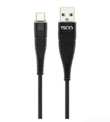 تصویر  کابل شارژ USB به USB-C تسکو مدل TCC180 طول 1 متر