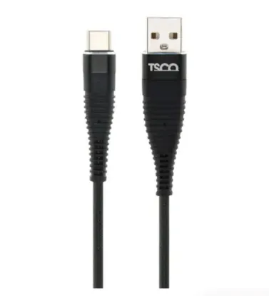 تصویر  کابل شارژ USB به USB-C تسکو مدل TCC180 طول 1 متر