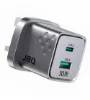 تصویر  شارژر دیواری جی بی کیو سه پین 30 وات مدل WC-612G