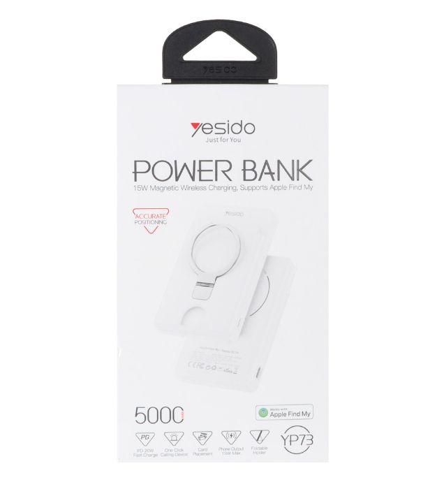 تصویر  پاوربانک یسیدو 20W مدل YP73 ظرفیت 5000 میلی آمپر ساعت