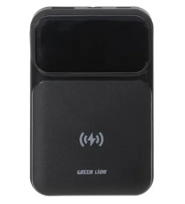 تصویر پاوربانک سه کاره 20W گرین لاین مدل GN3PB10PDWBK ظرفیت 10000 میلی آمپر ساعت
