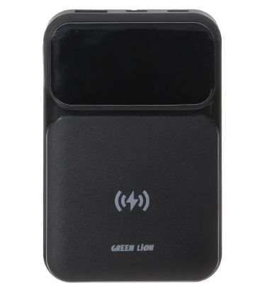 تصویر  پاوربانک سه کاره 20W گرین لاین مدل GN3PB10PDWBK ظرفیت 10000 میلی آمپر ساعت