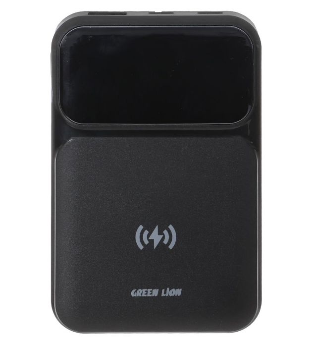 تصویر  پاوربانک سه کاره 20W گرین لاین مدل GN3PB10PDWBK ظرفیت 10000 میلی آمپر ساعت