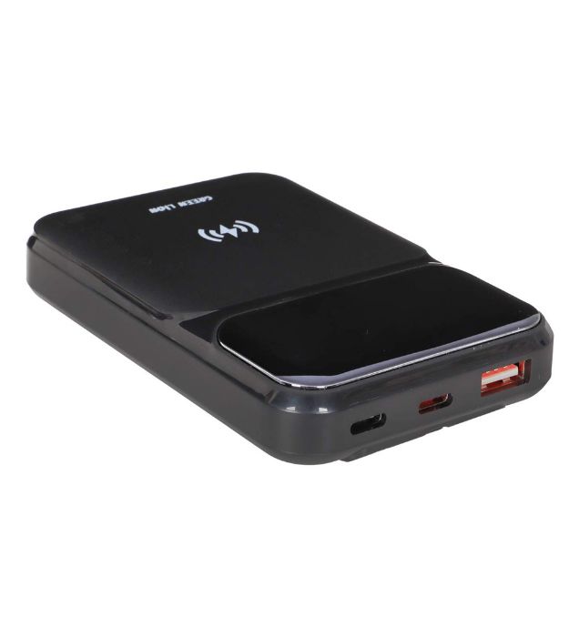 تصویر  پاوربانک سه کاره 20W گرین لاین مدل GN3PB10PDWBK ظرفیت 10000 میلی آمپر ساعت