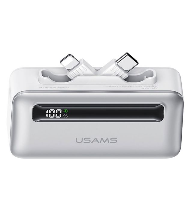 تصویر  پاوربانک 20W یوسامس مدل CD233 ظرفیت 4500 میلی آمپر ساعت