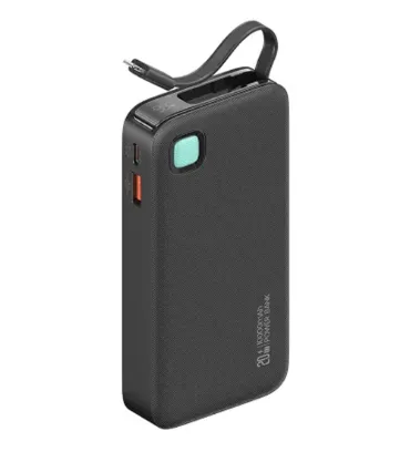 تصویر  پاوربانک 20W یوسامس مدل XY Series CD225 ظرفیت 10000 میلی آمپر ساعت
