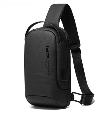 تصویر کوله تک بند حرفه ای ضد آب دارای USB بنج مدل BG-7221