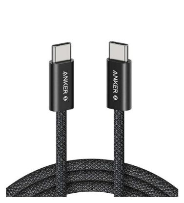 تصویر  کابل تبدیل USB-C به USB-C انکر مدل Zolo A8060 طول 0.9 متر