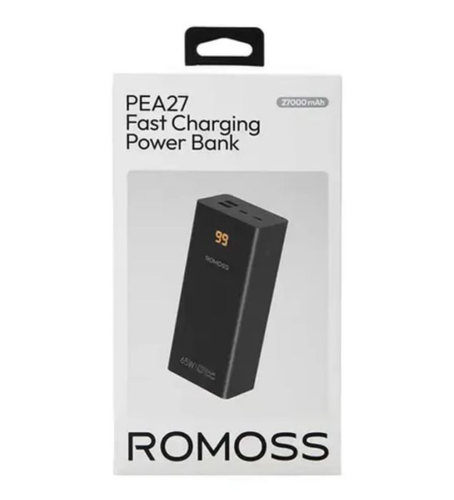 تصویر  پاوربانک 65W روموس مدل PEA27-282 ظرفیت 27000 میلی آمپر ساعت