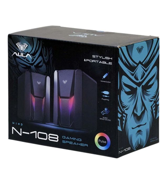 تصویر  اسپیکر رومیزی (دسکتاپ) دو تکه آئولا مدل WIND N-108