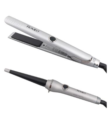 تصویر  اتو و حالت دهنده ی مو حرفه ای رومئو مدل RM-5555 به همراه فر کننده مو