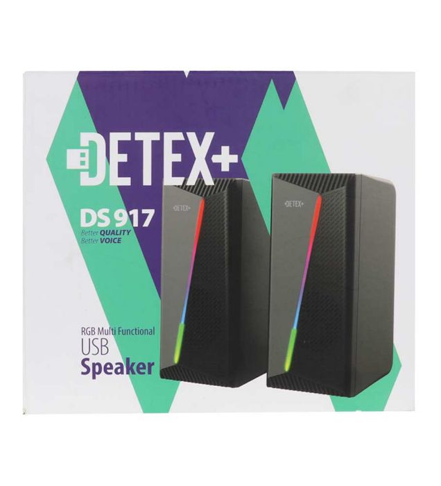 تصویر  اسپیکر دوتکه رومیزی دتکس پلاس مدل DS917