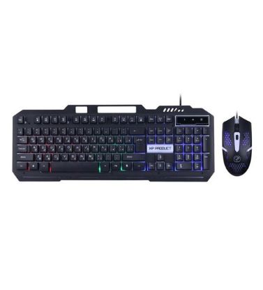 تصویر  کیبورد و ماوس با سیم گیمینگ ایکس پی پروداکت مدل XP-11400N