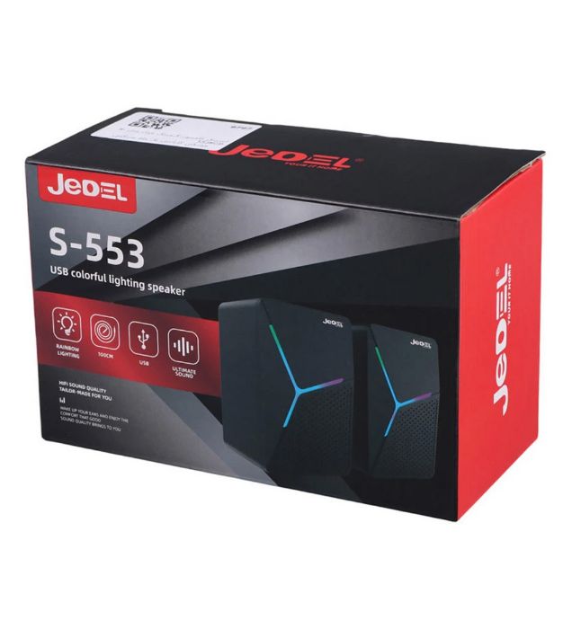 تصویر  اسپیکر رومیزی (دسکتاپ) دو تکه جدل مدل S-553