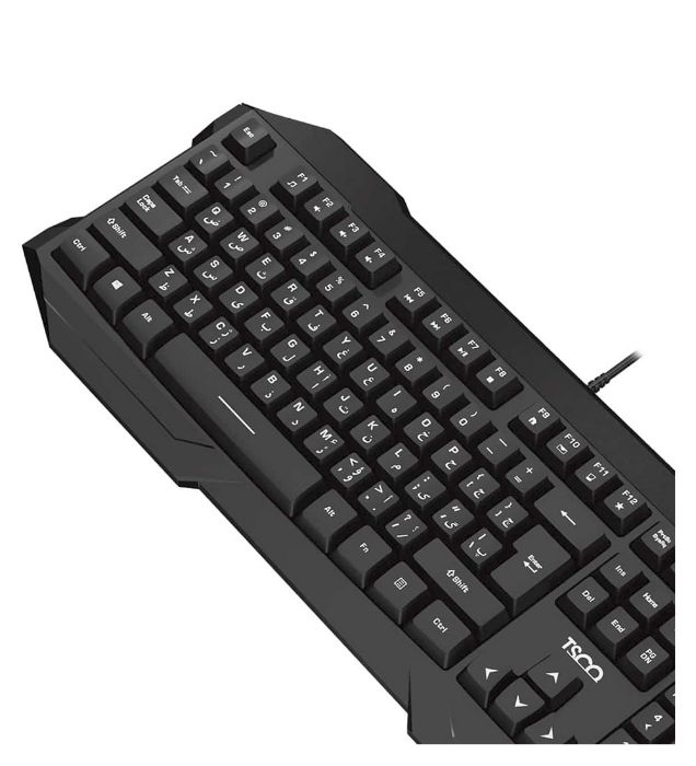 تصویر  کیبورد باسیم تسکو مدل TK 8041 تصویر  کیبورد باسیم تسکو مدل TK 8041