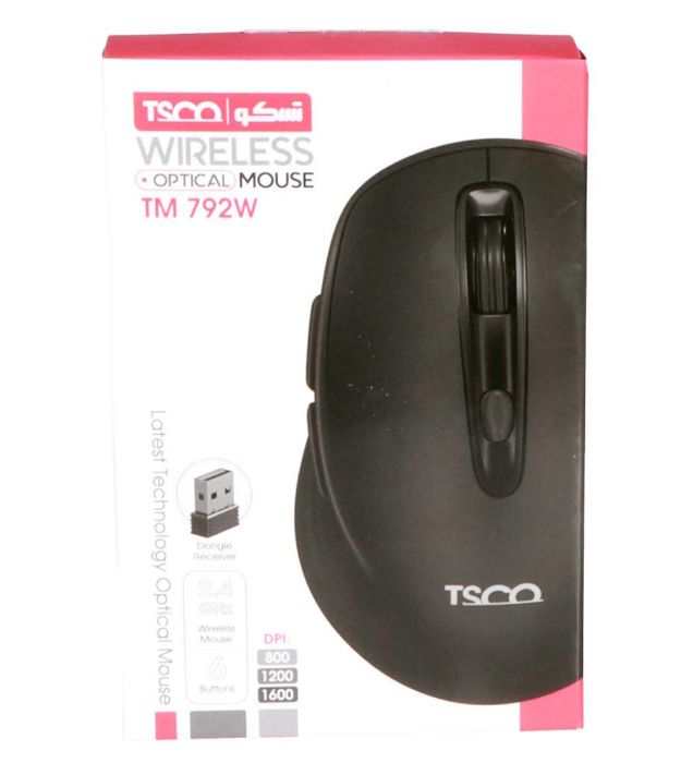 تصویر  ماوس بی سیم تسکو مدل TM 792W تصویر  ماوس بی سیم تسکو مدل TM 792W