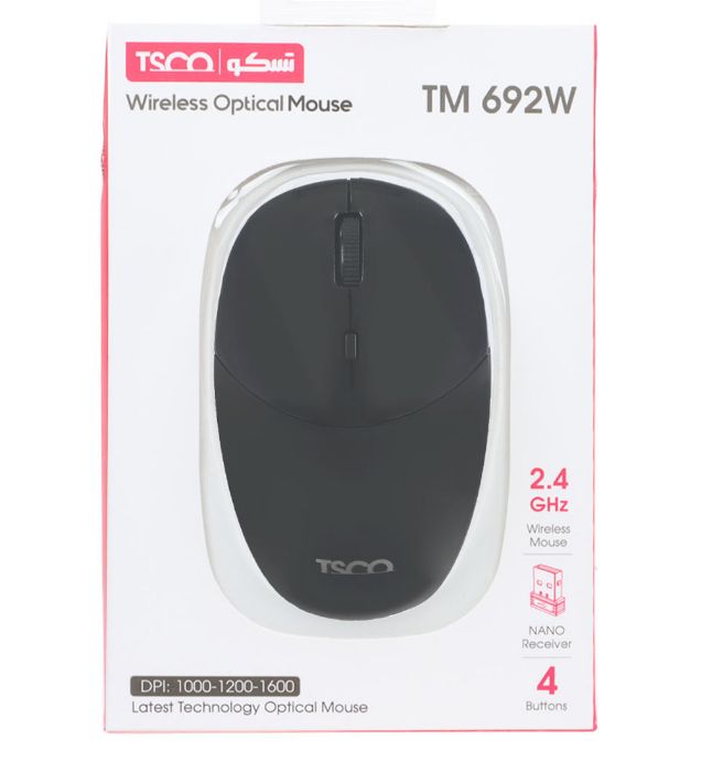 تصویر  ماوس بی سیم تسکو مدل TM 692W تصویر  ماوس بی سیم تسکو مدل TM 692W