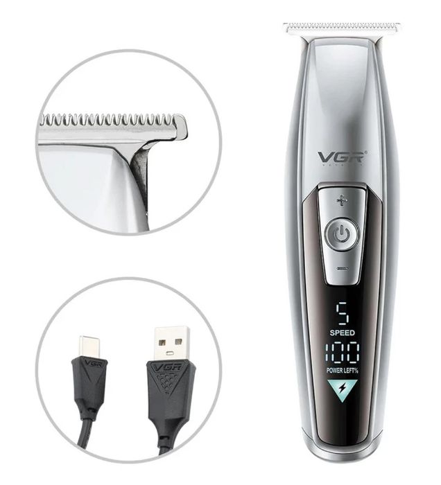 تصویر  ماشین اصلاح موی سر و صورت وی جی ار مدل V-970 تصویر  ماشین اصلاح موی سر و صورت وی جی ار مدل V-970