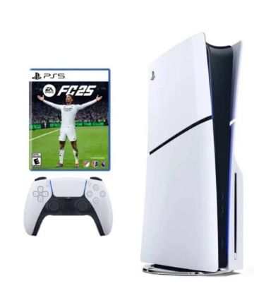 تصویر  پلی استیشن 5 اسلیم استاندارد دیسک خور ریجن اروپا 2016 به همراه بازی EA Sports FC 25 ظرفیت 1 ترابایت