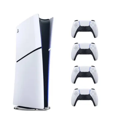 تصویر  پلی استیشن 5 اسلیم دیجیتال ریجن اروپا 2016 به همراه 3 دسته اضافه ظرفیت 1 ترابایت