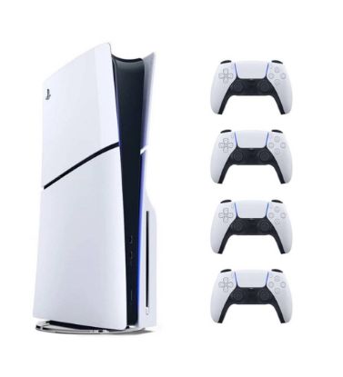 تصویر  پلی استیشن 5 اسلیم استاندار دیسک خور ریجن آسیا به همراه 3 دسته اضافه