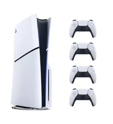 تصویر  پلی استیشن 5 اسلیم استاندار دیسک خور ریجن آسیا به همراه 3 دسته اضافه