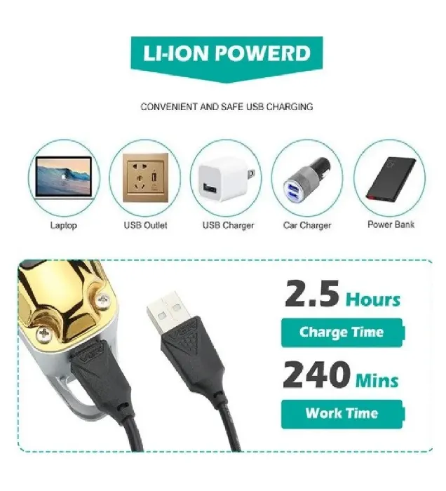 تصویر  ماشین اصلاح سر و صورت وی جی آر مدل V-931