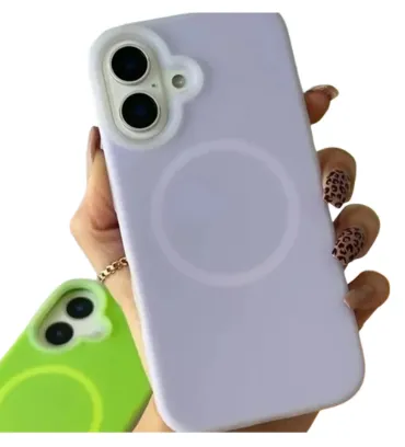 تصویر  کاور سیلیکونی مگ سیف دار پاستلی برای گوشی آیفون iPhone 16