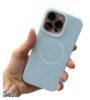 تصویر  کاور سیلیکونی مگ سیف دار پاستلی برای گوشی iPhone 16 pro