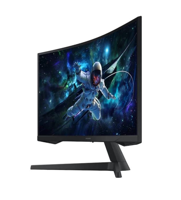 تصویر  مانیتور خمیده سامسونگ مدل Odyssey G5 G55C LS27CG552 سایز 27 اینچ