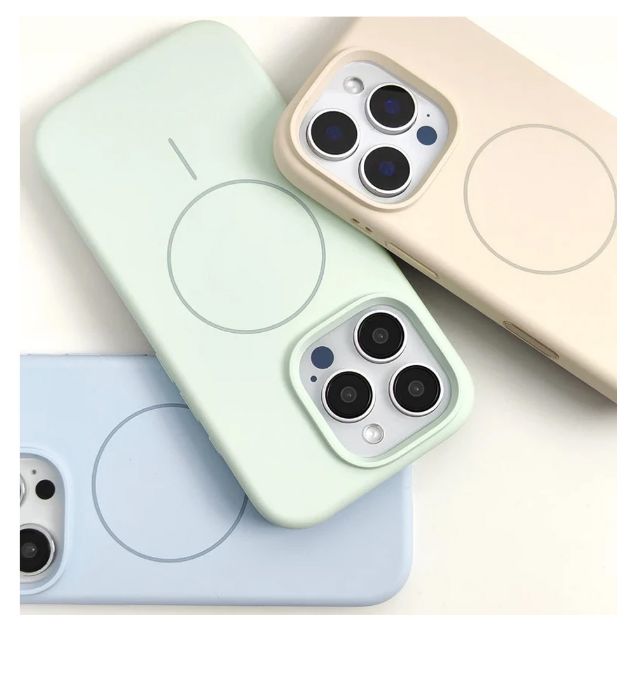 تصویر  کاور سیلیکونی مگ سیف دار برای گوشی اپل iPhone 16 Pro Max