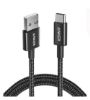 تصویر  کابل شارژ USB-C به USB انکر مدل A8173 طول 3 متر