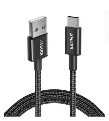 تصویر  کابل شارژ USB-C به USB انکر مدل A8173 طول 3 متر