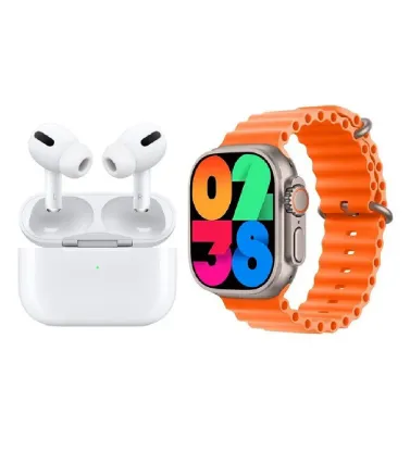 تصویر  ساعت هوشمند کیکویر مدل KW56 ultra3 به همراه هدفون بلوتوثی