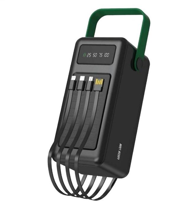 تصویر  پاوربانک گرین لاین مدل Solar Max ظرفیت 80000 میلی آمپر ساعت