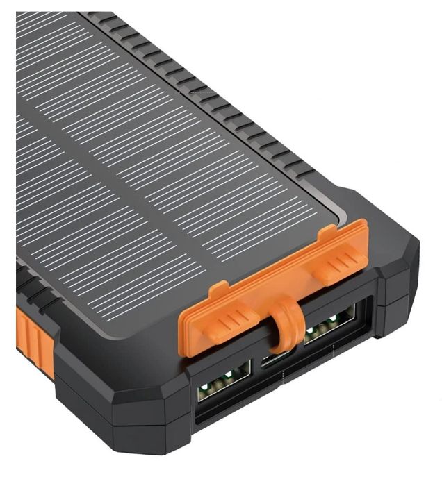 تصویر  پاوربانک خورشیدی 20000 میلی آمپر ساعت