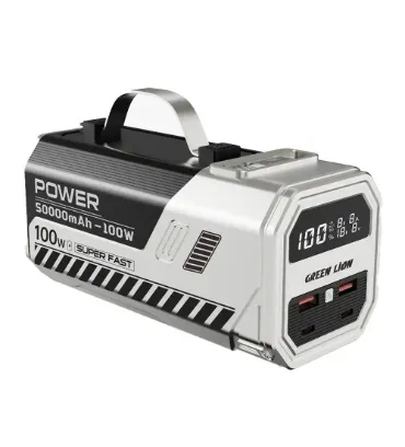 تصویر پاوربانک 100W گرین لاین مدل Power Max ظرفیت 50000 میلی آمپر ساعت