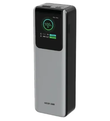 تصویر  پاوربانک 100W گرین لاین مدل Voltura ظرفیت 20000 میلی آمپر ساعت
