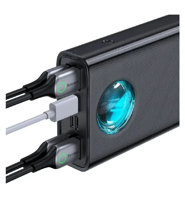 تصویر  پاوربانک باسئوس مدل Amblight ظرفیت 30000 میلی‌آمپر ساعت