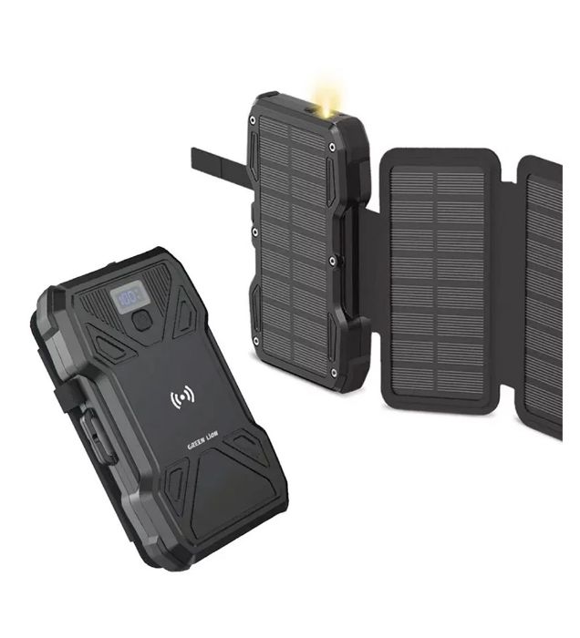 تصویر  پاوربانک گرین لاین مدل Solar 5-Panel 20W ظرفیت 20000 میلی آمپر ساعت