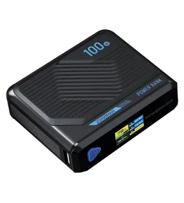 تصویر  پاوربانک 100W پاورولوژی مدل PPBCHA79 ظرفیت 20000 میلی آمپر ساعت