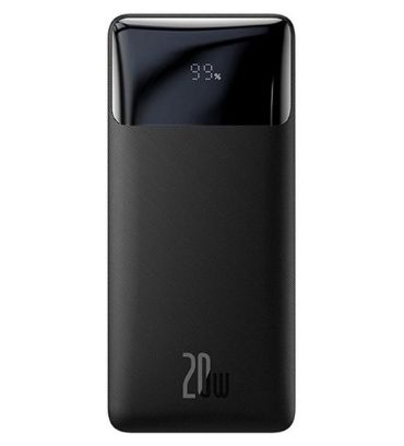پاور بانک باسئوس 20W مدل Bipow Digital Display ظرفیت 20000 میلی آمپر ساعت