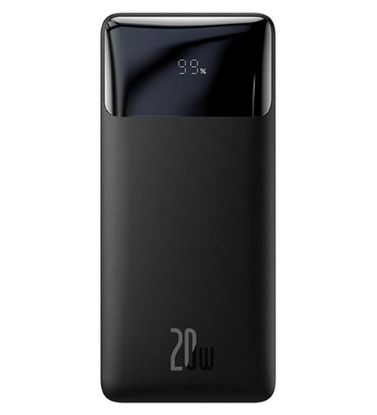 تصویر  پاور بانک باسئوس 20W مدل Bipow Digital Display ظرفیت 20000 میلی آمپر ساعت